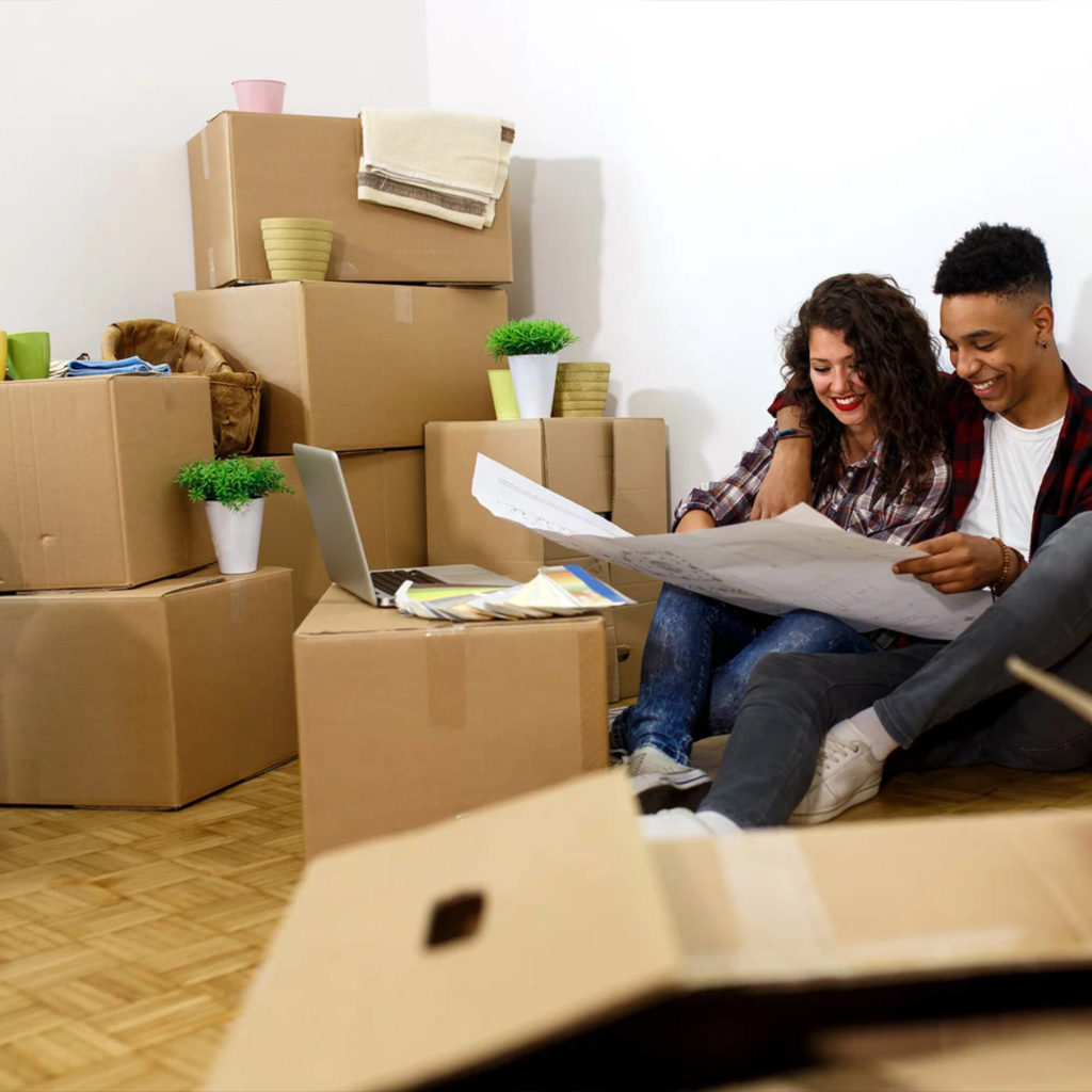service: packing help, happy customers moved in easily.